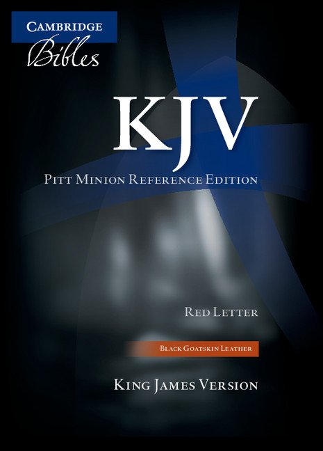 KJV Pitt Minion Reference Bible, Black Goatskin Leather, Red-letter Text