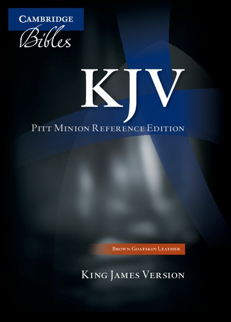 KJV Pitt Minion Reference Bible, Brown Goatskin Leather